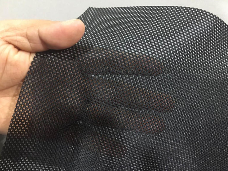 black shade fabric