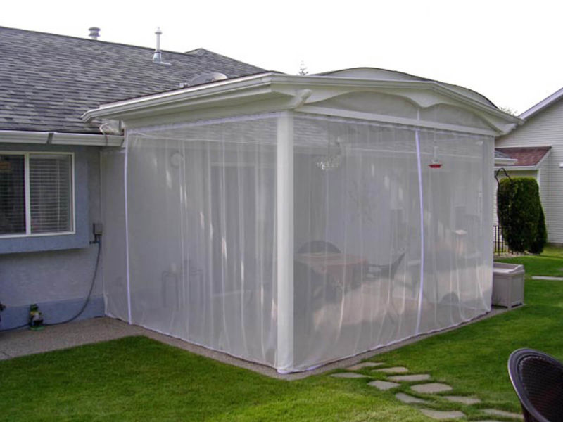 Black Netting Mosquito Curtains