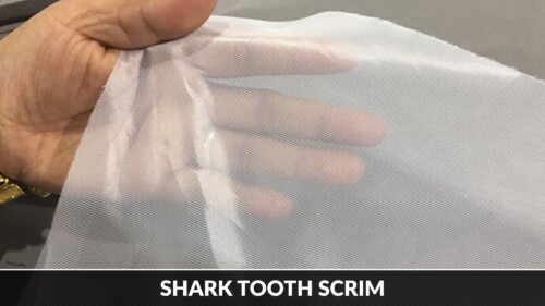 Raw Shark Tooth Scrim