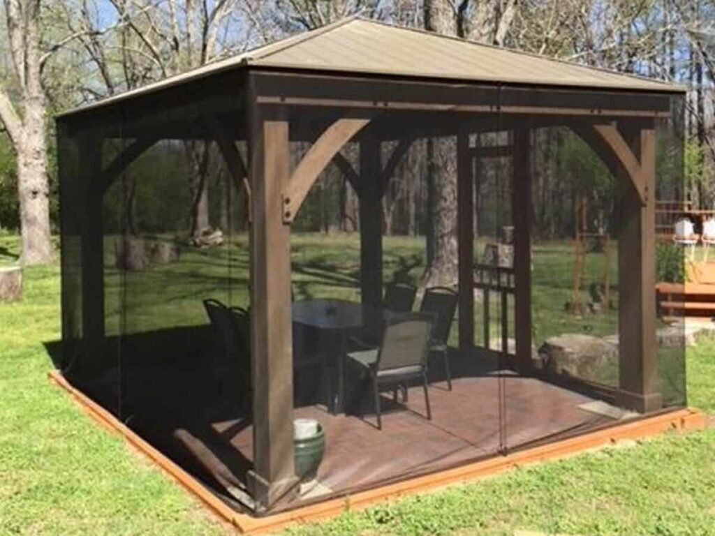Yardistry Gazebo Curtains Mosquito Curtains