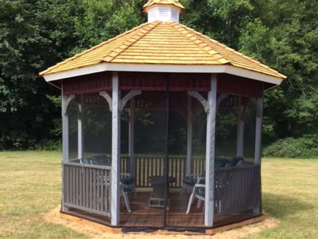 Gazebo Screen Curtains - Mosquito Curtains