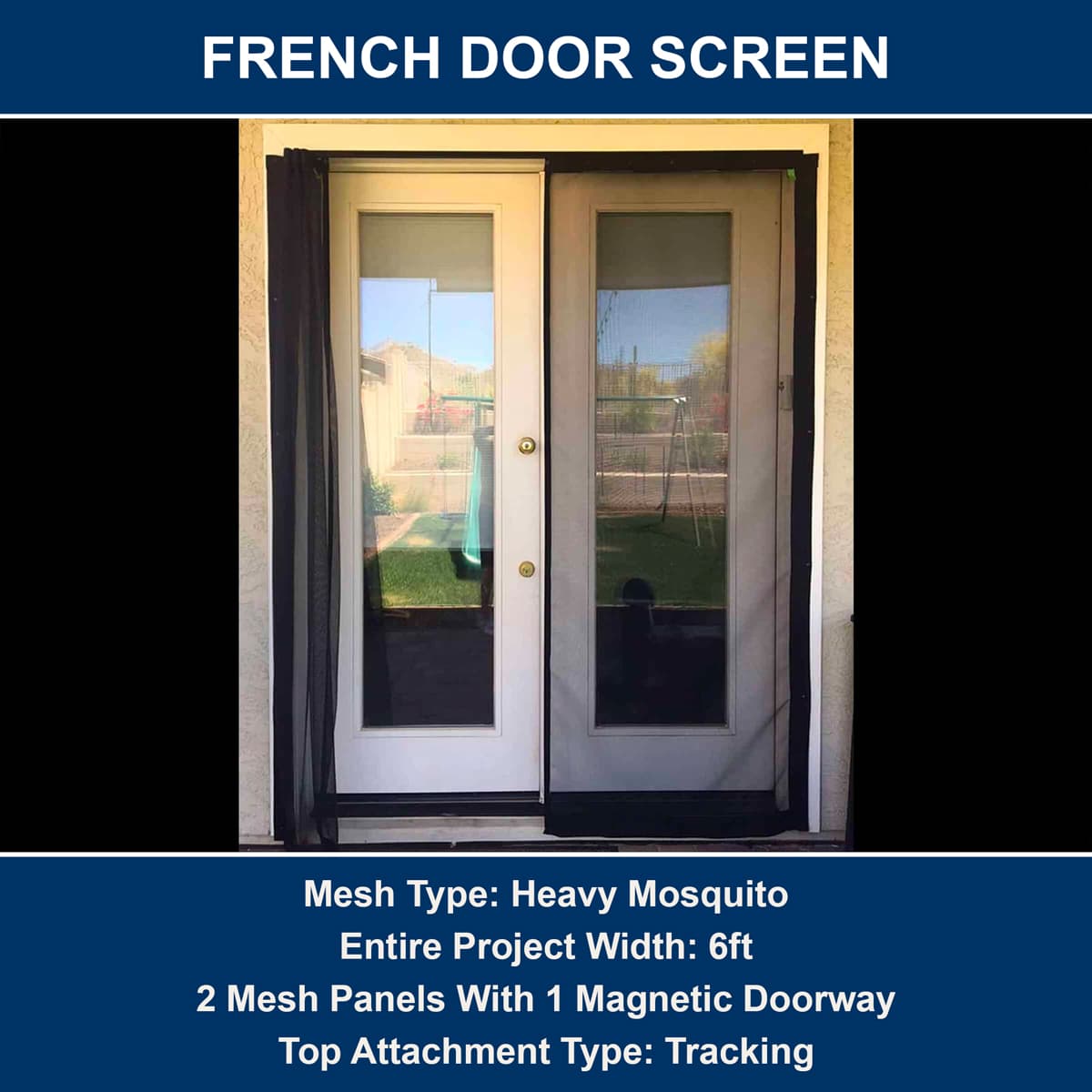 JBHURF Anti-Mosquito Curtain Anti-Mosquito/Insect/Fly/dust Screen Sliding Glass Door French Door Patio Door Magnetic Screen Door Screen Door Hands-Free pet Friendly 